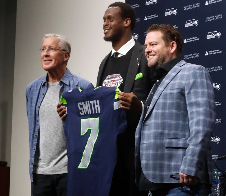 I believe in team' - Seahawks QB Geno Smith talks new contract at team  press conference - Field Gulls