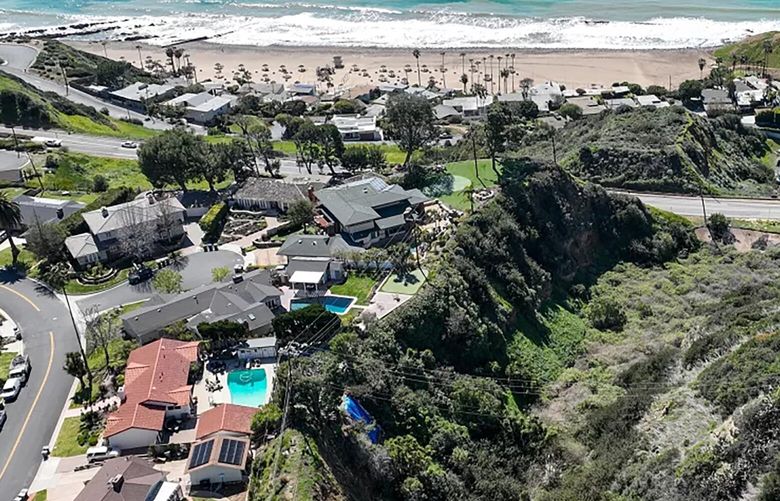 The city of Rancho Palos Verdes, California, is mounting a plan to slow a landslide that has been shifting Portuguese Bend for seven decades. (Robert Gauthier/Los Angeles Times/TNS)