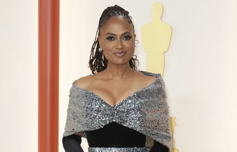 Ava DuVernay arrives at the Oscars on Sunday, March 12, 2023, at the Dolby Theatre in Los Angeles. (Photo by Jordan Strauss/Invision/AP) CARA864 CARA864