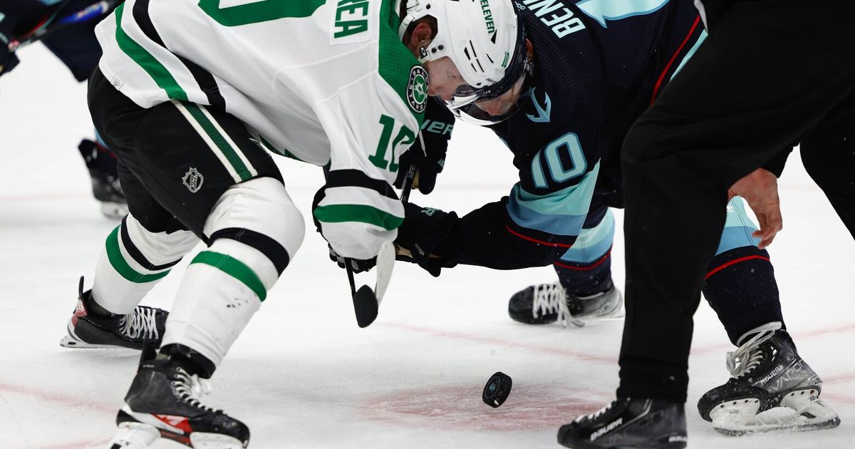 Photos: Kraken vs. Stars hockey | The Seattle Times