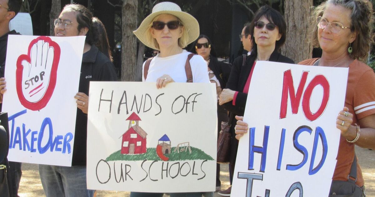 Texas announces takeover of Houston schools, stirring anger The