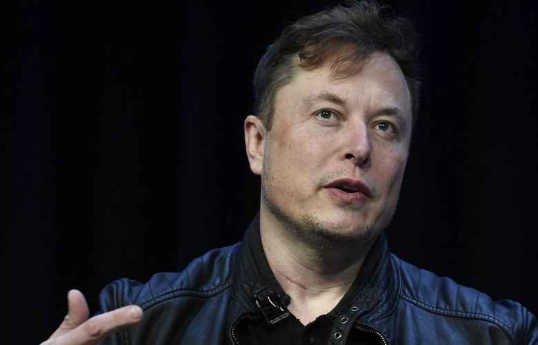 FILE – Tesla and SpaceX CEO Elon Musk speaks at the SATELLITE Conference and Exhibition, March 9, 2020, in Washington. After nine days of being locked out of his Twitter work computer, Haraldur Thorleifsson tweeted at owner Elon Musk, Monday, March 6, 2023, to find out whether or not he’d been fired. (AP Photo/Susan Walsh, File) NYAB220 NYAB220