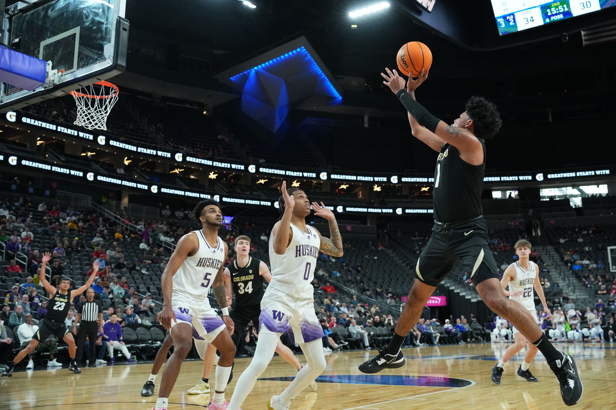 Photos: UW men's basketball team loses to Colorado in Pac-12