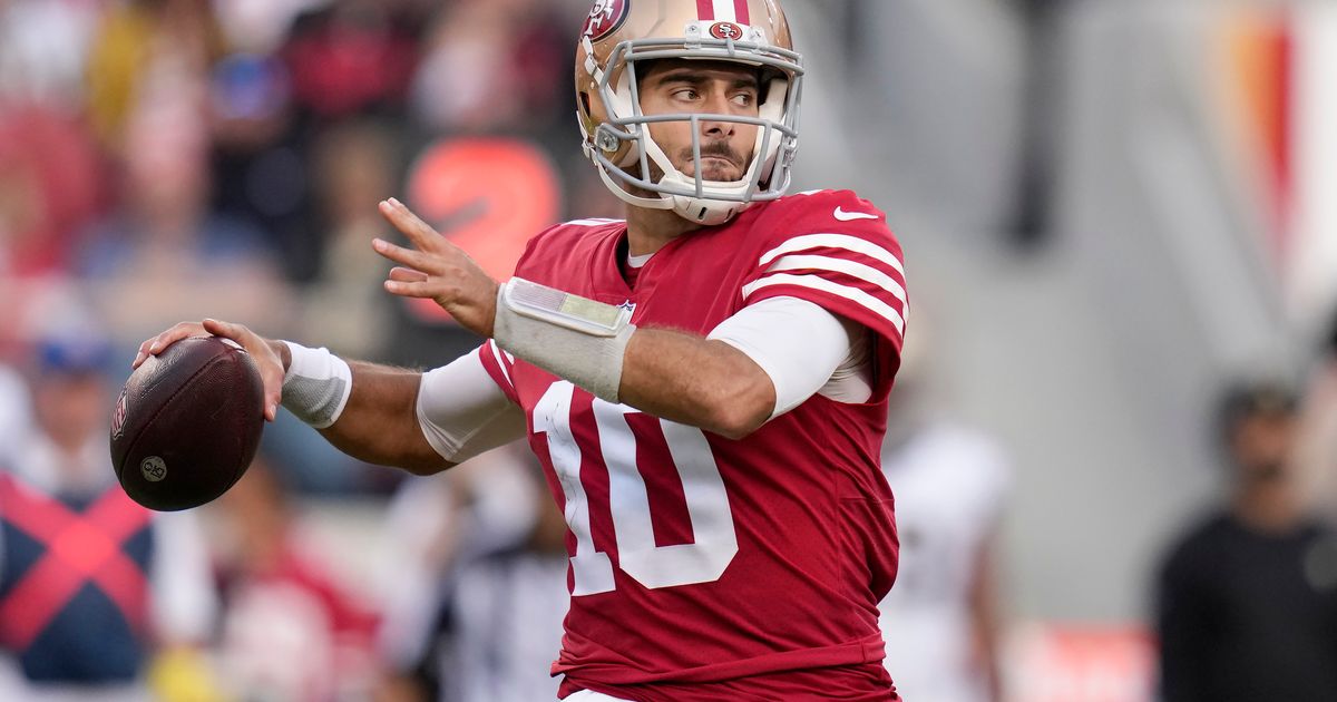 NFL rushing champ Josh Jacobs and new QB Jimmy Garoppolo ready to lead  Raiders