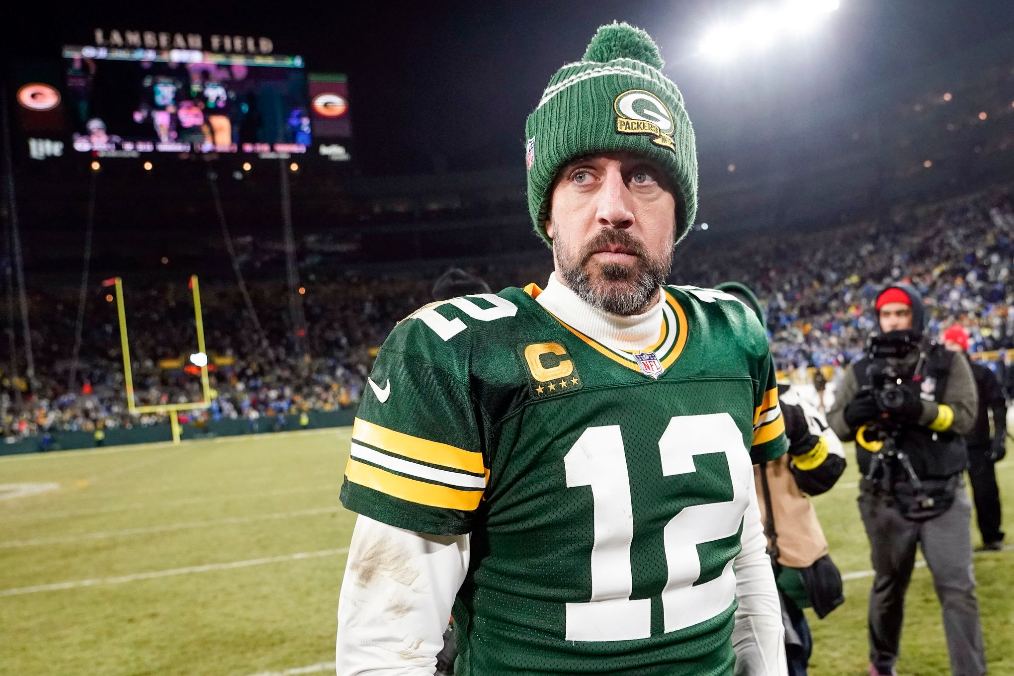 Aaron Rodgers says he will contemplate football future by spending