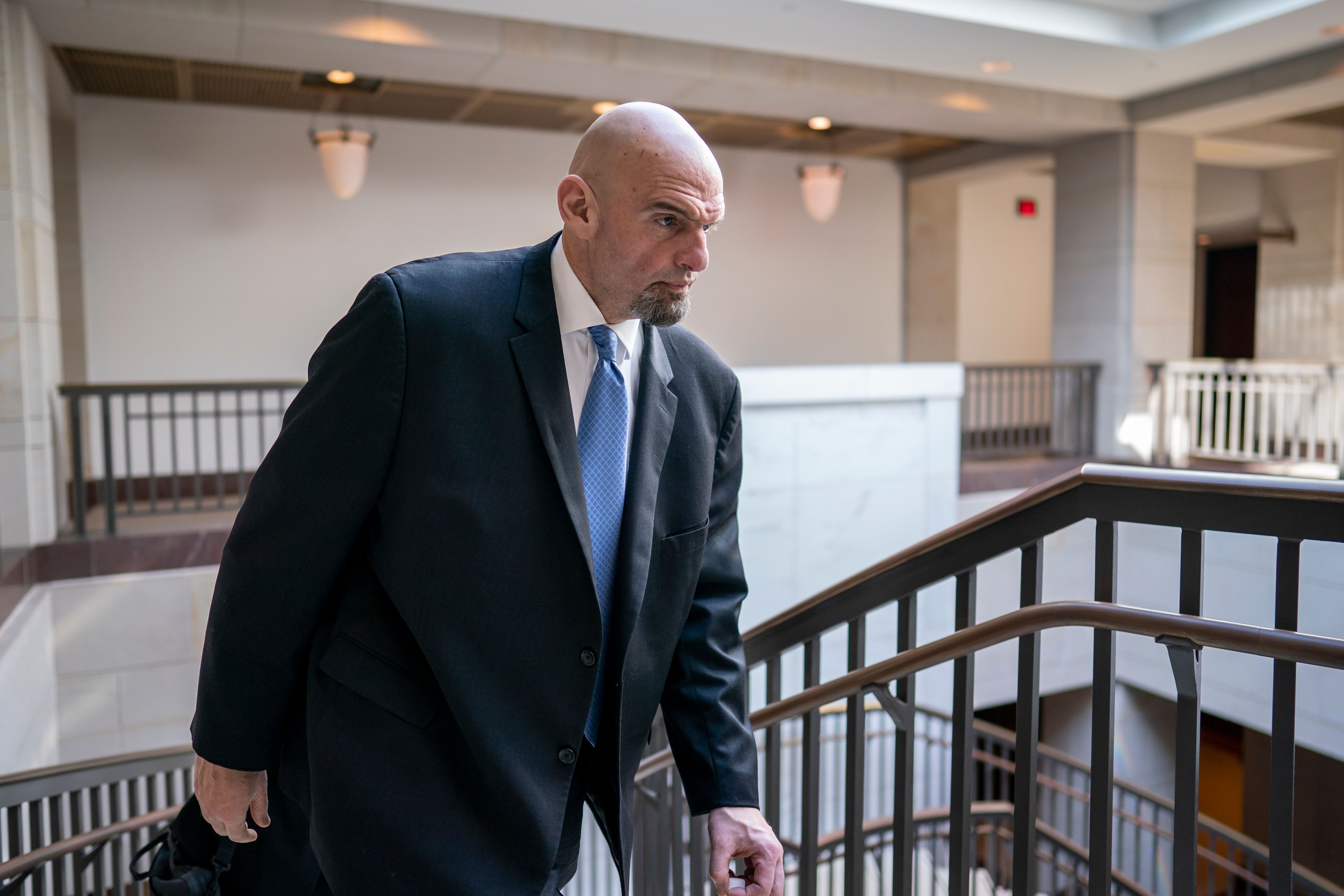 Fetterman Leaves Walter Reed With Depression ‘in Remission’ | The ...