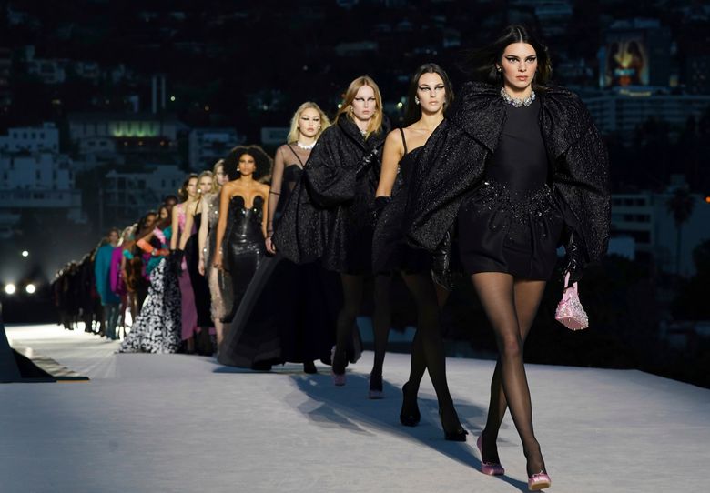 Kendall Jenner leads glamour at star-studded Atelier Versace show