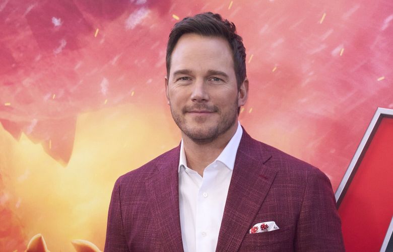 Chris Pratt arrives at the premiere of “The Super Mario Bros. Movie” Saturday, April 1, 2023, at Regal LA Live in Los Angeles. (Photo by Allison Dinner/Invision/AP) CAAD138 CAAD138