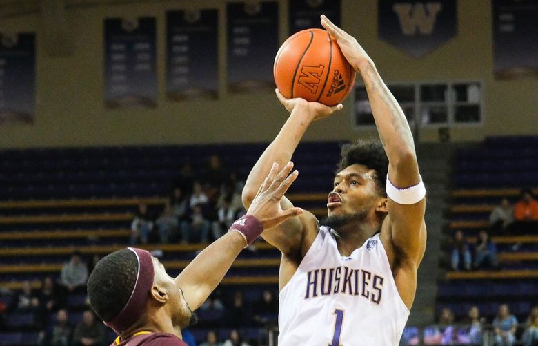 Keion Brooks Jr.’s 22 points led the Huskies in their 69-66 overtime win against Arizona State. 222881