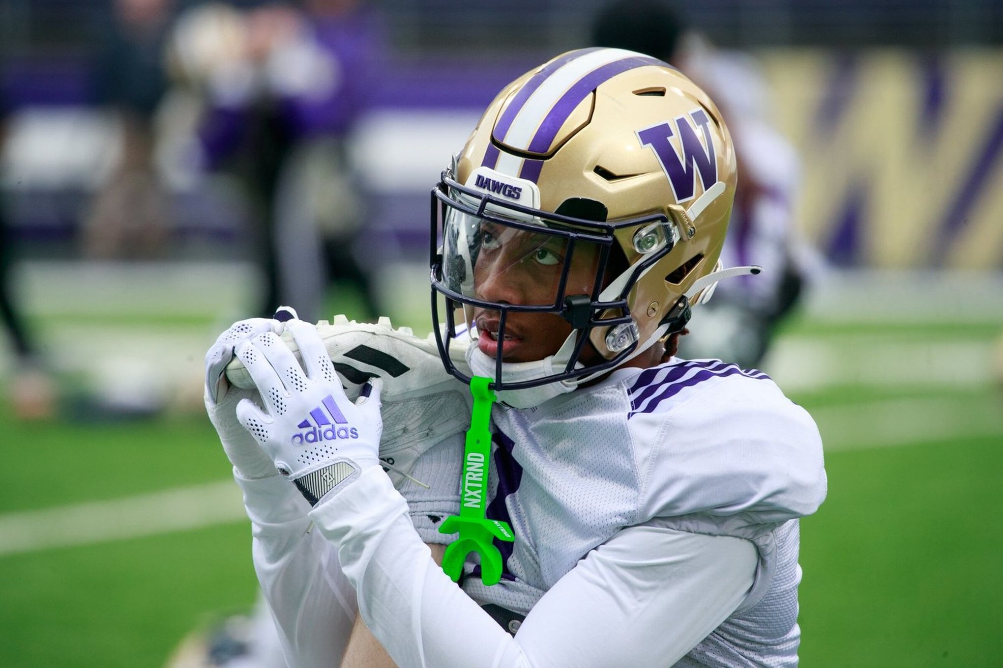 UW football notebook: Jabbar Muhammad aims for an instant impact, while  Rome Odunze raises the bar | The Seattle Times