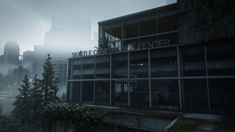 Architecture in The Last of Us part 2 - post apocalyptic Seattle