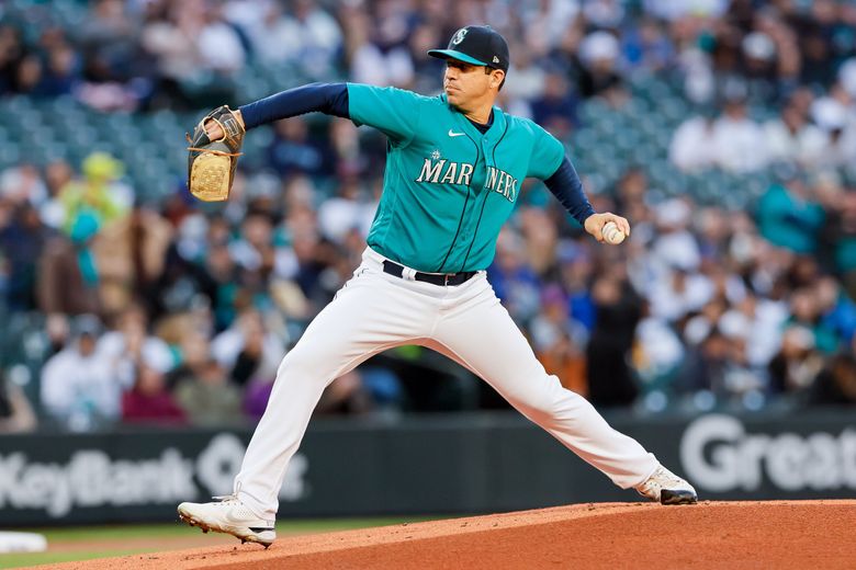 The jersey of Jose Caballero of the Seattle Mariners is seen