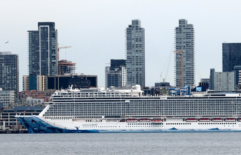 The Norwegian Bliss, the first cruise ship of the season, arrived at the Bell Street Pier Cruise Terminal at Pier 66 on Saturday, April 15, 2023. The Port of Seattle expects 289 ship calls this year bringing 700,000 travelers to the city. The 1,094 foot ship holds up to 4,004 guests and employs a crew of 1,716 people. She will be heading to Juneau, Alaska where she is expected to arrive in two days.