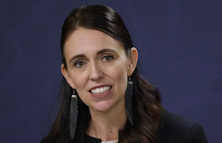 FILE – New Zealand Prime Minister Jacinda Ardern speaks during a joint press conference with Australia’s Prime Minister Anthony Albanese in Sydney, July 8, 2022. Former Prime Minister Ardern, who helped lead her country through a devastating mass shooting, will be joining Harvard University later in 2023, Kennedy School Dean Douglas Elmendorf said Tuesday, April 25, 2023. (AP Photo/Rick Rycroft, File) NYAB210 NYAB210