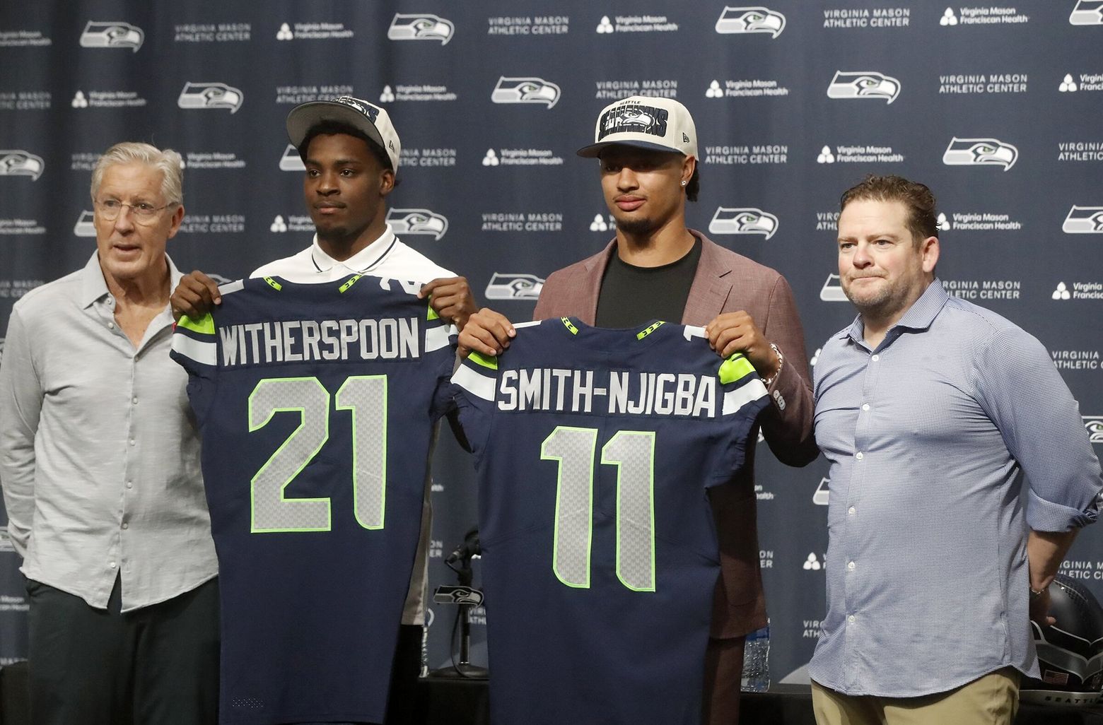 Seahawks Devon Witherspoon, Jaxon Smith-Ngjiba NFL draft