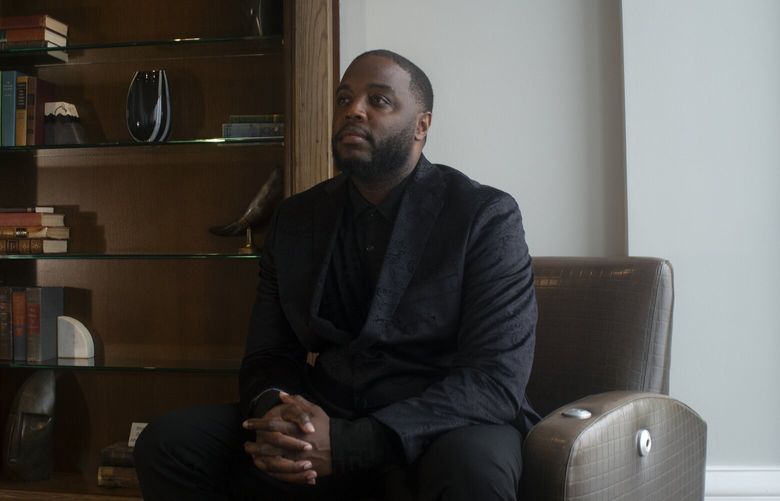 Marvin Dutton, an entrepreneur in Atlanta, who moved there in 2020 from Philadelphia, on April 27, 2023. Dutton suggested that President Joe Biden needed to be “a little bit more sincere,” rather than “pandering to us when it’s time to vote.” (Piera Moore/The New York Times) XNYT32 XNYT32