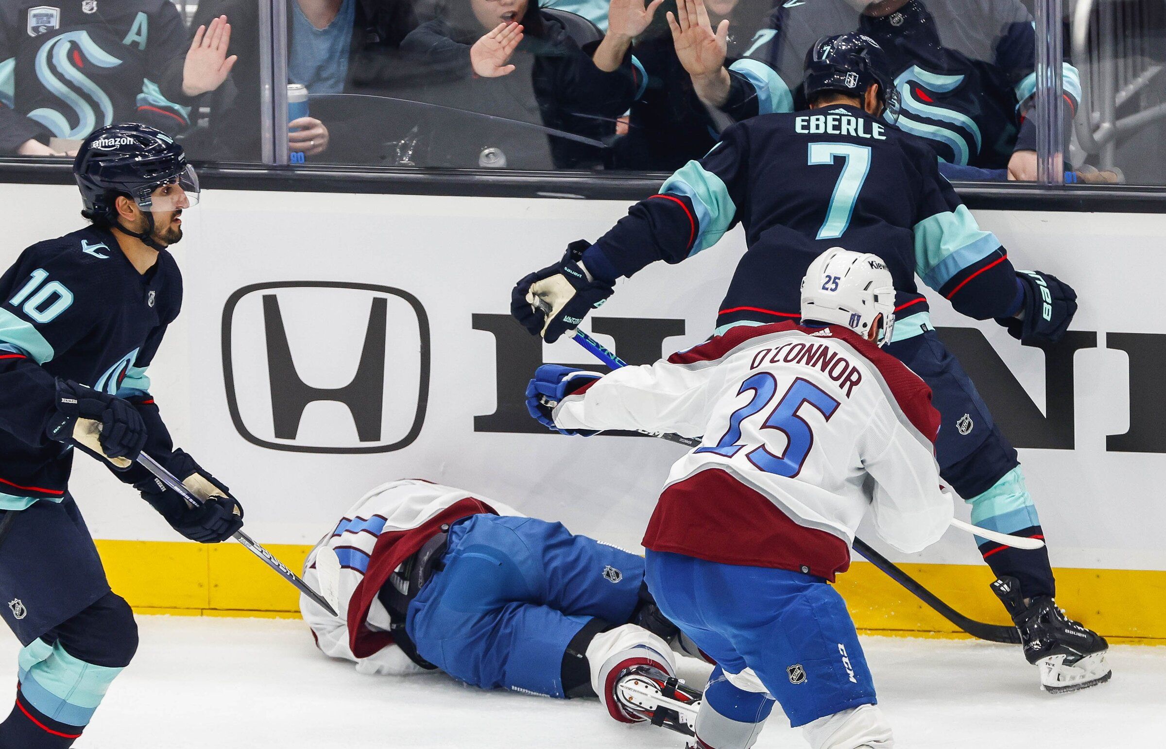 Live playoff updates: Avalanche beats Sharks in OT to force Game 7