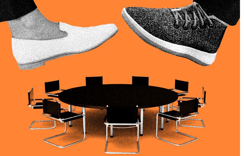 Meetings are a source of stress for both employees and managers. Many companies are trying to tackle the problem, finding creative ways to make meetings, both in person and virtual, not only more efficient but more scarce.(Adam Maida/The New York Times) Ñ FOR EDITORIAL USE ONLY WITH NYT STORY SLUGGED MEETING CREEP BY ALYSON KREUGER FOR APRIL 7, 2023. ALL OTHER USE PROHIBITED Ñ