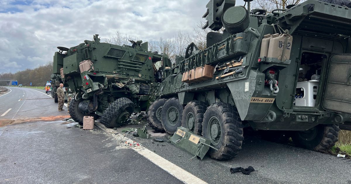 7 soldiers hurt in military vehicle pile-up in Germany | The Seattle Times