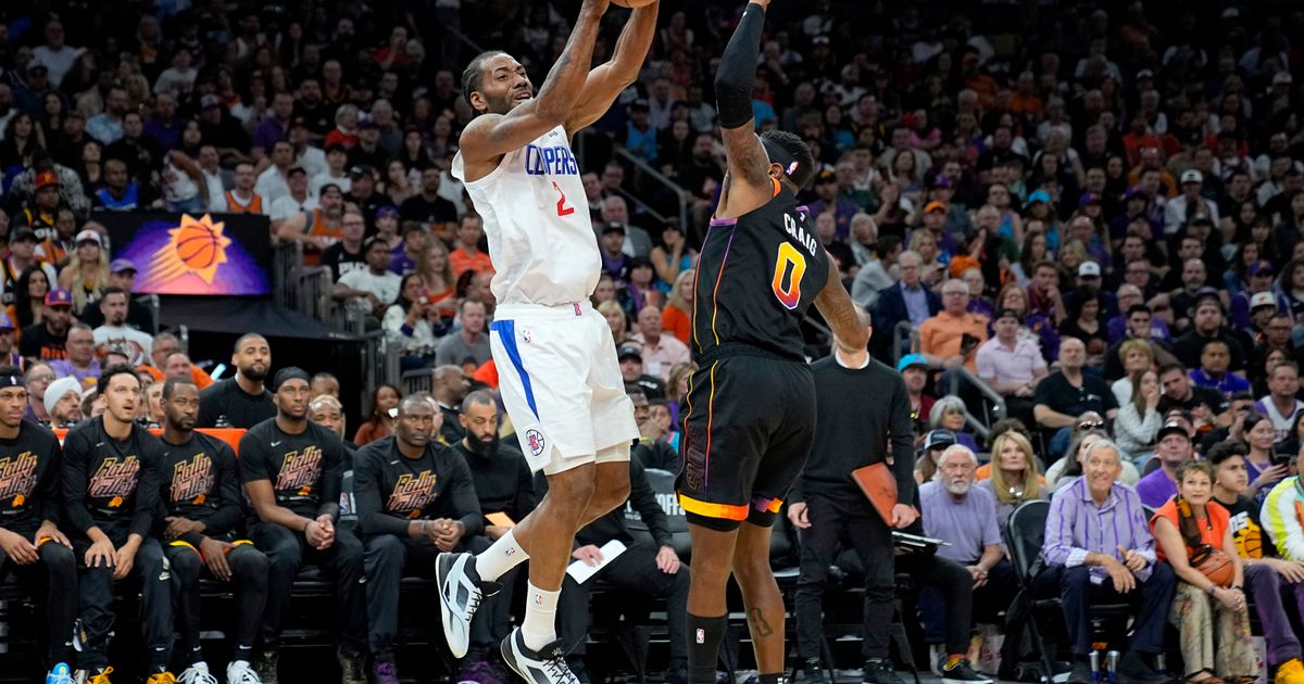 Leonard scores 38 to lead Clippers past Durant, Suns 115-110