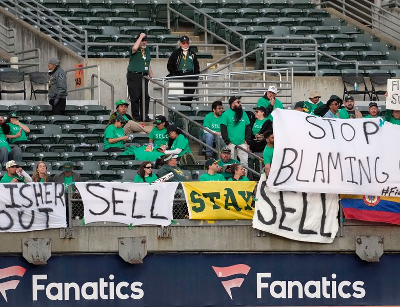 A's fans bring 'Sell the team' movement to Washington