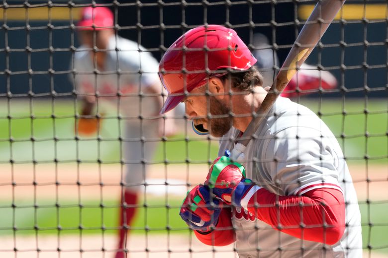 Phillies slide star Bryce Harper over to first base as team