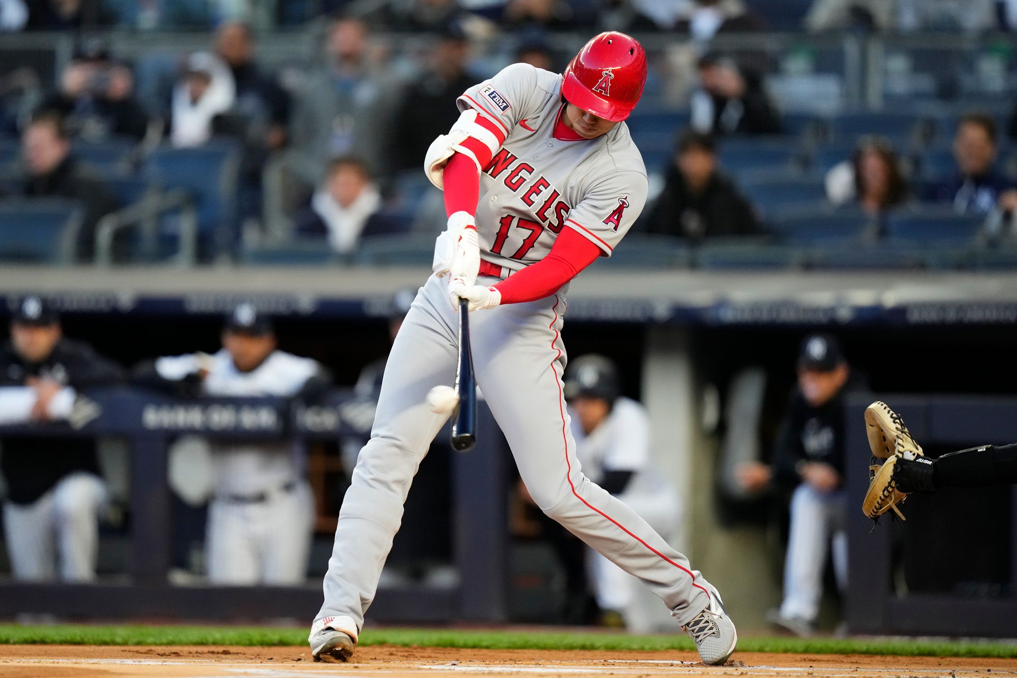 Ohtani homers in Bronx, 100 years to day after Ruth hit 1st