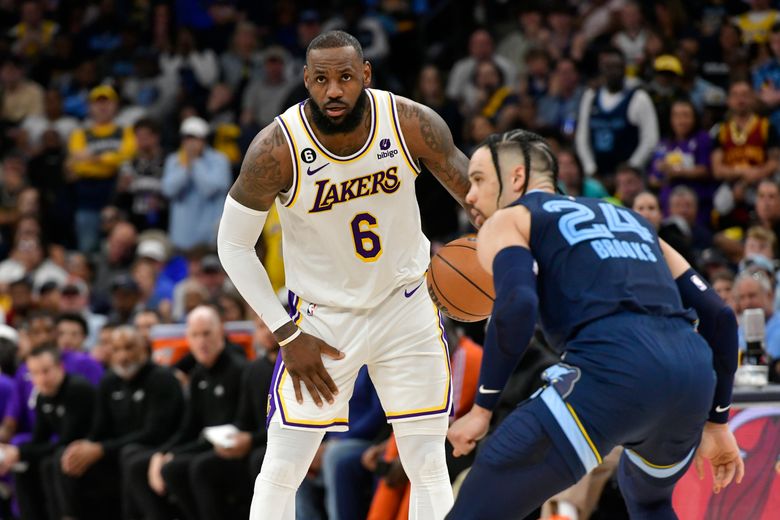 Saint at the Memphis Grizzlies vs LA Lakers game - April 24 - He