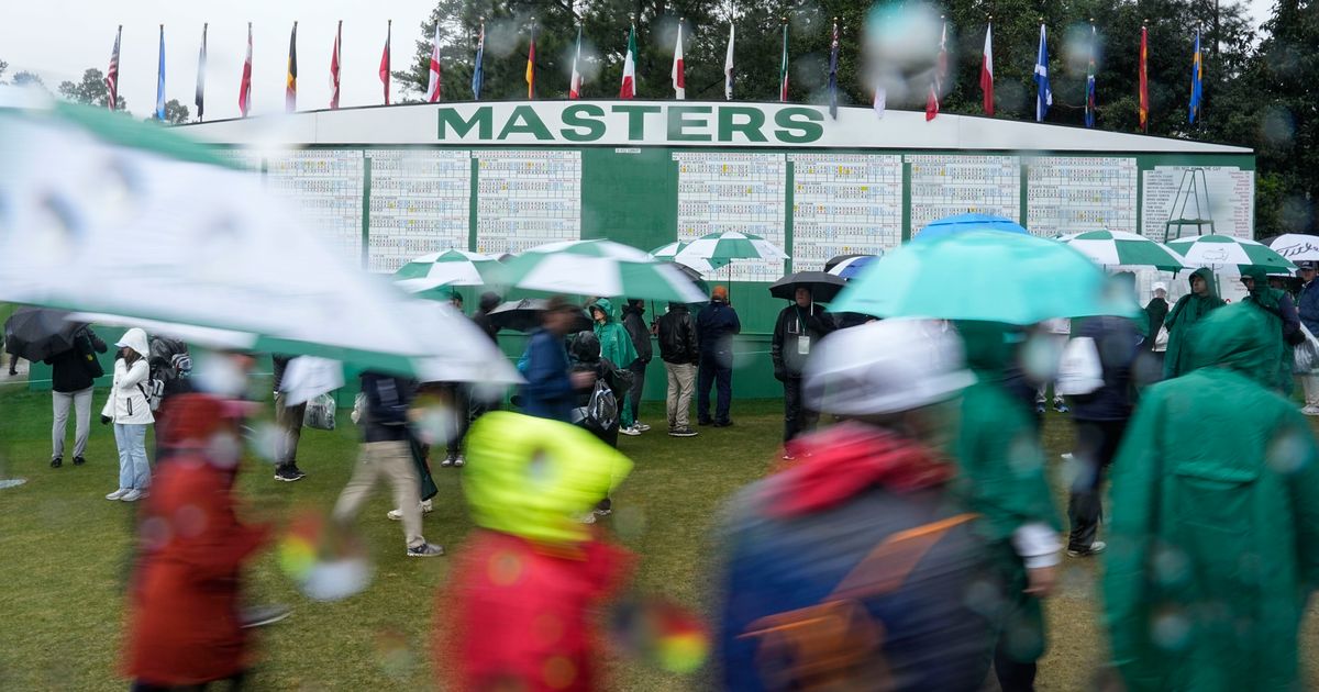 Masters Live Updates Play to resume at 830 a.m. Sunday The Seattle