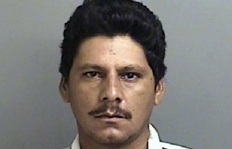 This undated photo released by the FBI (Houston) shows Francisco Oropeza. A manhunt continues for Oropeza, who is accused of fatally shooting five of his neighbors late Friday, April 28, 2023, in the rural community of Cleveland, Texas.  (FBI via AP) TXHO601 TXHO601