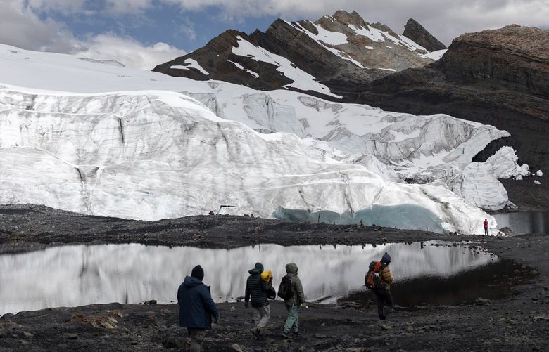 As Andean glaciers including the Pastoruri melt away, so have the robust flows of tourists that were a feature of the region only a few years ago. MUST CREDIT: Photo for The Washington Post by Angela Ponce.