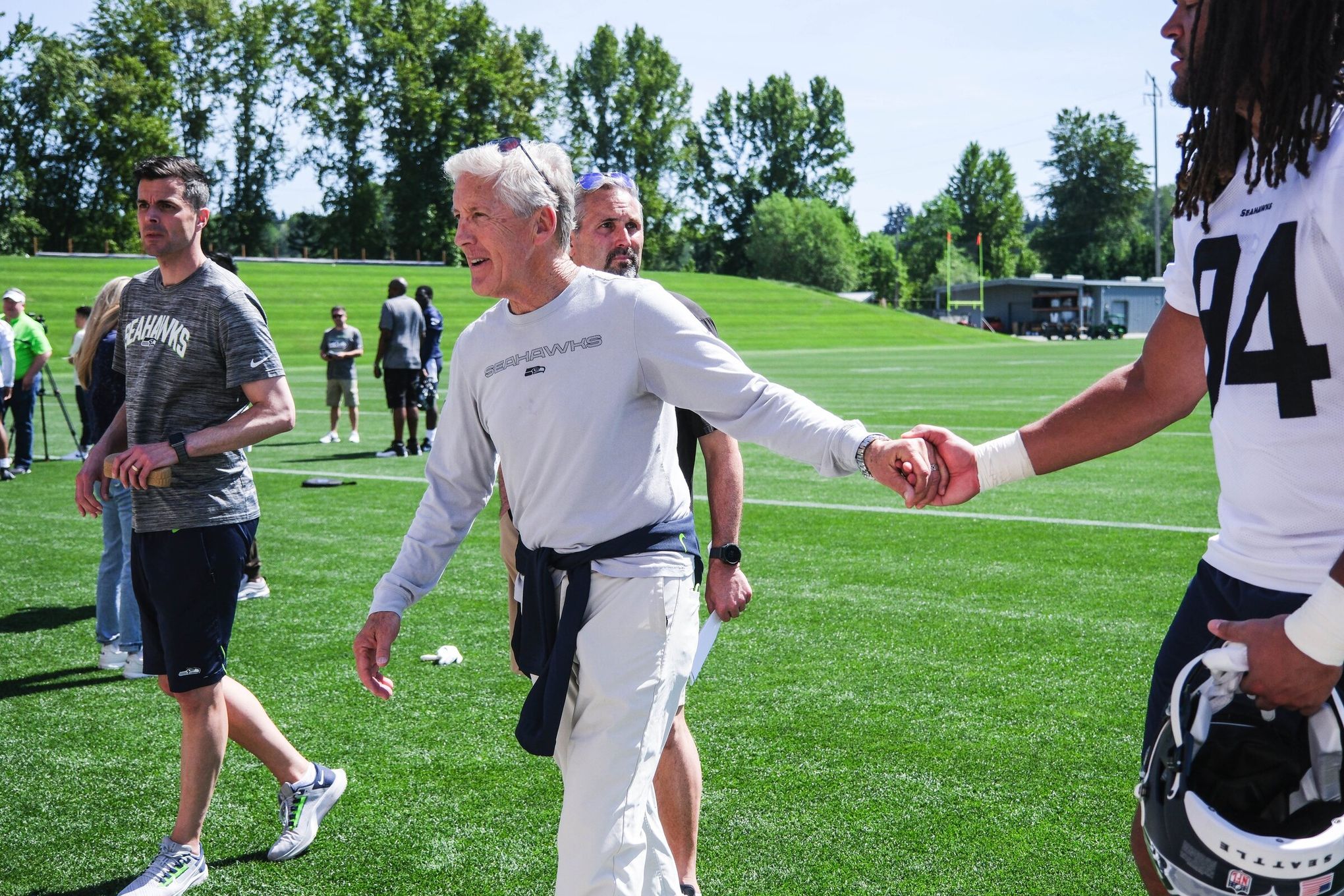 Seahawks coach Pete Carroll calls on coaches and others to listen