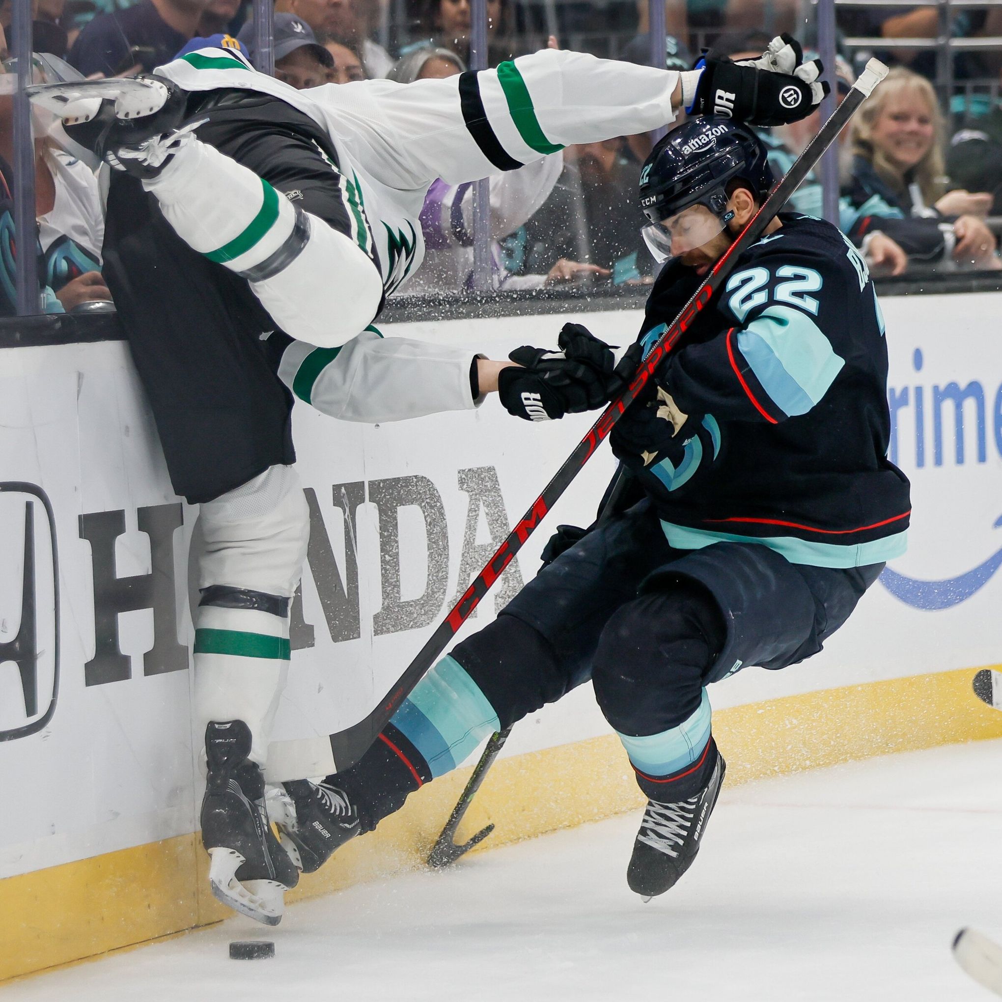 The Dallas Stars took the ice looking pretty slick in their