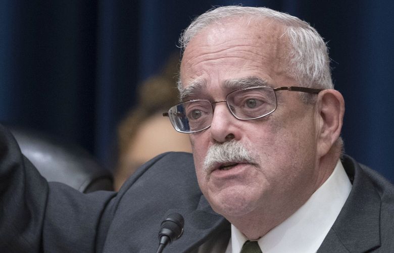 FILE – Rep. Gerry Connolly, R-Va., questions witnesses during the House Oversight and Accountability Committee’s hearing about Congressional oversight of Washington, March 29, 2023. Connolly said on Monday, May 15, that a man with a baseball bat walked into his Fairfax office, asked for him, and then assaulted two members of his staff. Fairfax City Police in northern Virginia said in a tweet that a suspect is in custody and, the victims are being treated for injuries that are not life-threatening. (AP Photo/Cliff Owen, File) WX107 WX107