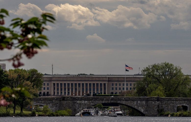 FILE – The Pentagon in Arlington, Va., April 16, 2023. U.S. Special Operations forces are not required to vet for past human rights violations by the foreign troops they arm and train as surrogates, newly disclosed documents show. (Julia Nikhinson/The New York Times) XNYT40 XNYT40