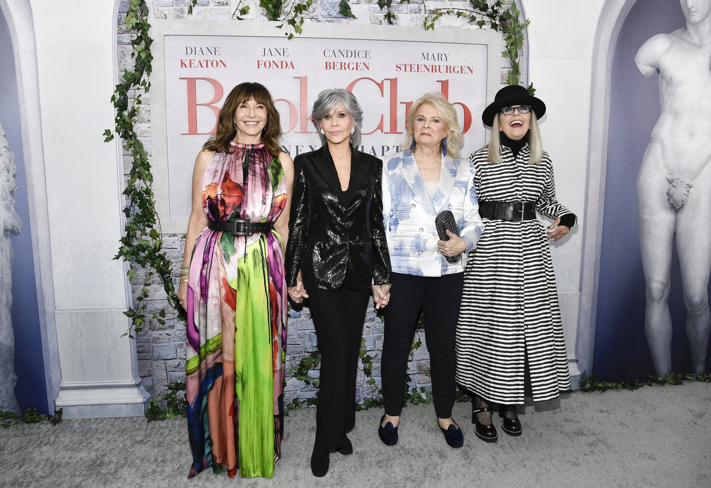 The stars of 'Book Club: The Next Chapter' look stylish at movie