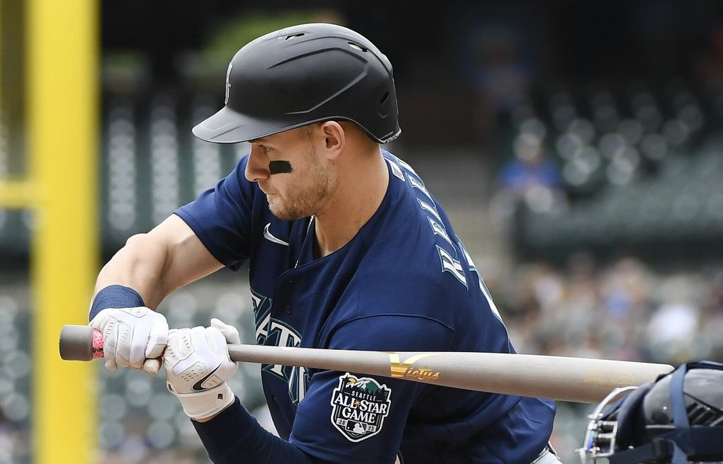 2022 Game Used Jarred Kelenic Batting Helmet