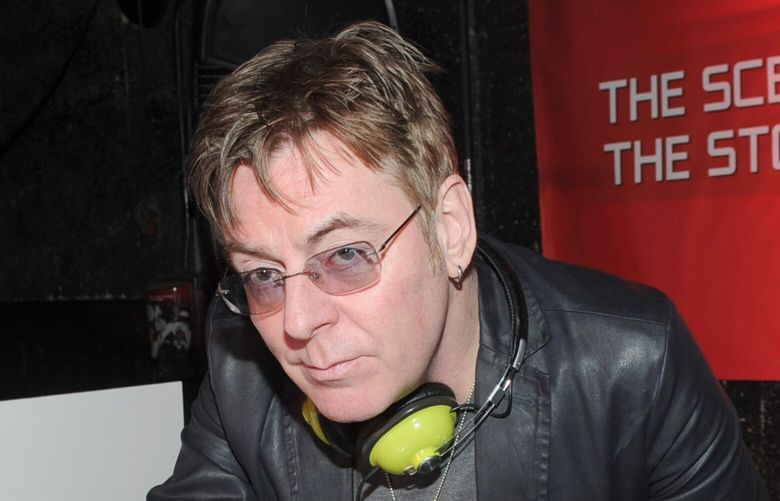 IMAGE DISTRIBUTED FOR STOLI VODKA – The Smith’s Andy Rourke, Rock and Roll Hall of Fame nominee, DJs as a part of The Scene By Stoli Project celebrating 35 years of nightlife at The Pyramid Club on Avenue A in New York, Tuesday, Oct. 28, 2014. (Photo by Diane Bondareff/Invision for Stoli Vodka/AP Images)