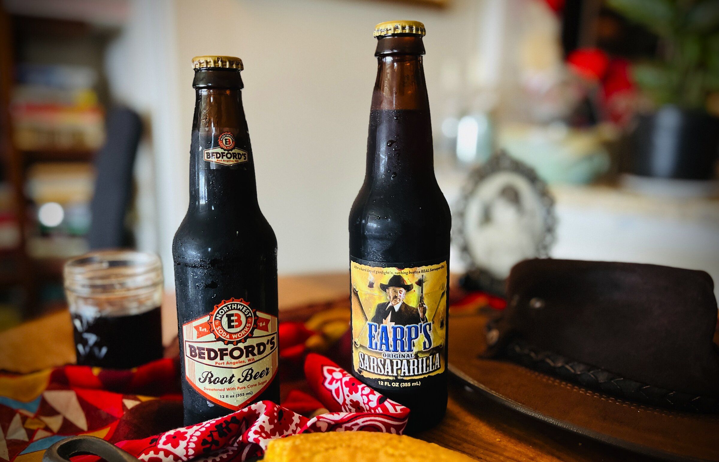 What goes into Old West favorites sarsaparilla, sassafras and root