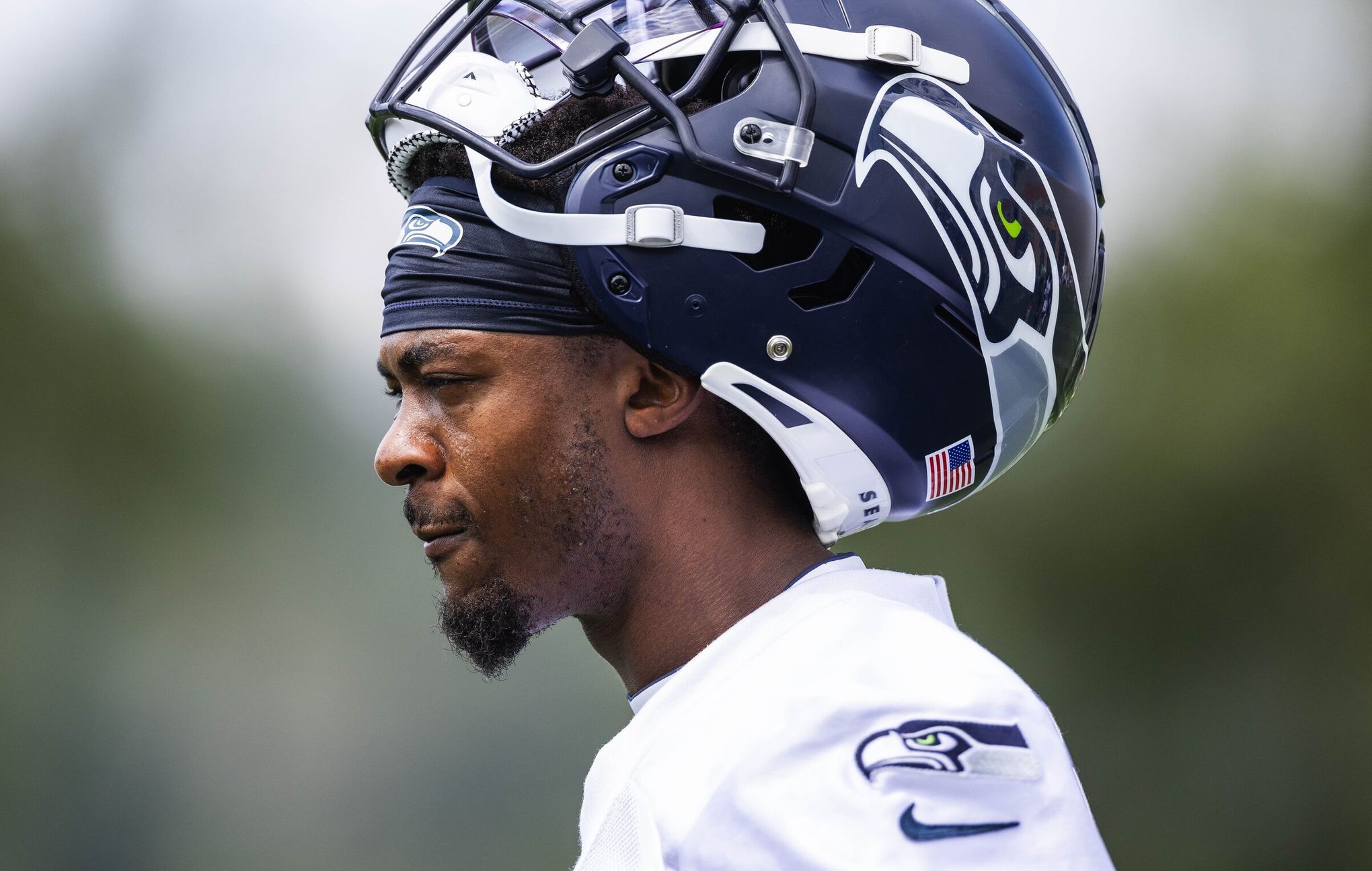 Seattle Seahawks cornerback Artie Burns (21) in action during an NFL  football game against the New Orleans Saints, Sunday, Oct. 9, 2022, in New  Orleans. (AP Photo/Tyler Kaufman Stock Photo - Alamy