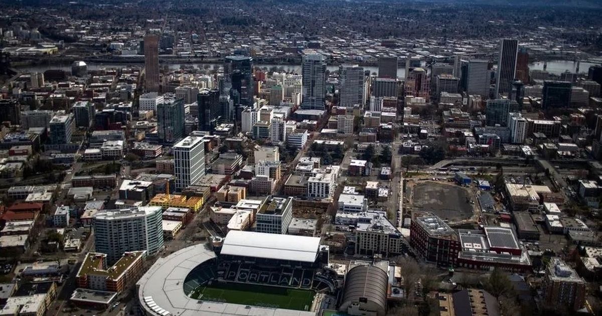 Seattle, United States. 14th July, 2021. An aerial view of the