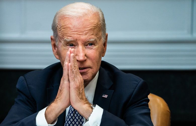 President Biden has asked senior administration officials to search for fresh ways to conserve cash and prevent the U.S. government from facing an unprecedented default. MUST CREDIT: Washington Post photo by Demetrius Freeman.