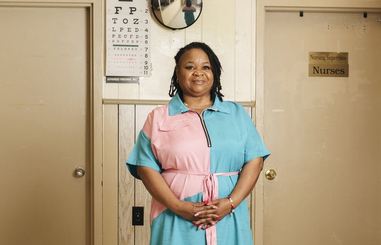 Melissa Buford, a diabetic with high blood pressure who is no longer eligible for Medicaid because her income increased, in Marianna, Ark., May 19, 2023. As states begin to drop people from their Medicaid programs, early data shows that many recipients are losing their coverage for procedural reasons. (Whitten Sabbatini/The New York Times)