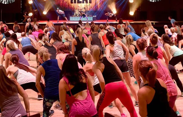 Super Trainer Autumn Calabrese teaches Country Heat at the 2016 Beachbody Coach Summit in Nashville, Tennessee. (Terry Wyatt/Getty Images North America/TNS)
