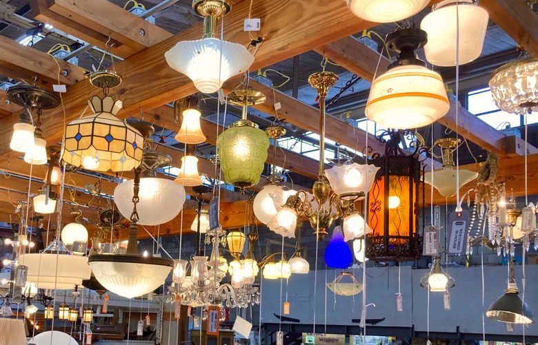 At Second Use, you can find decades of lighting fixtures to sort through to match your unique style. (Courtesy of Second Use)