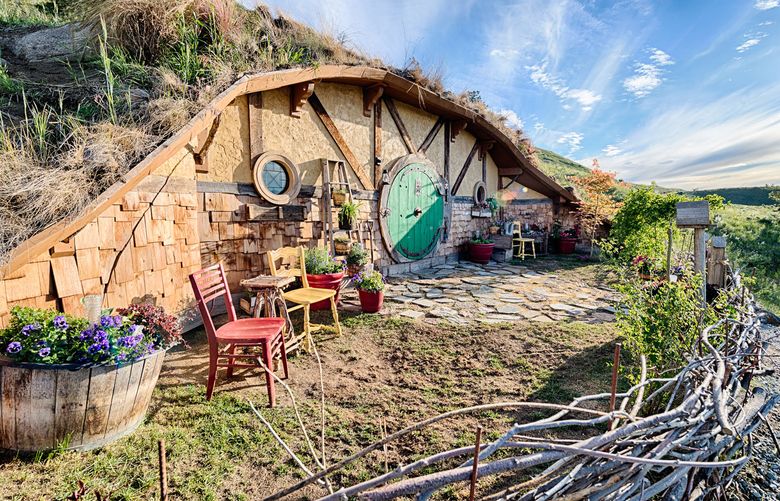 Inspired by "The Lord of the Rings," this cozy Airbnb in Orondo, aptly named Underground Hygge, is a small piece of The Shire. (Courtesy of Kristie Wolfe)