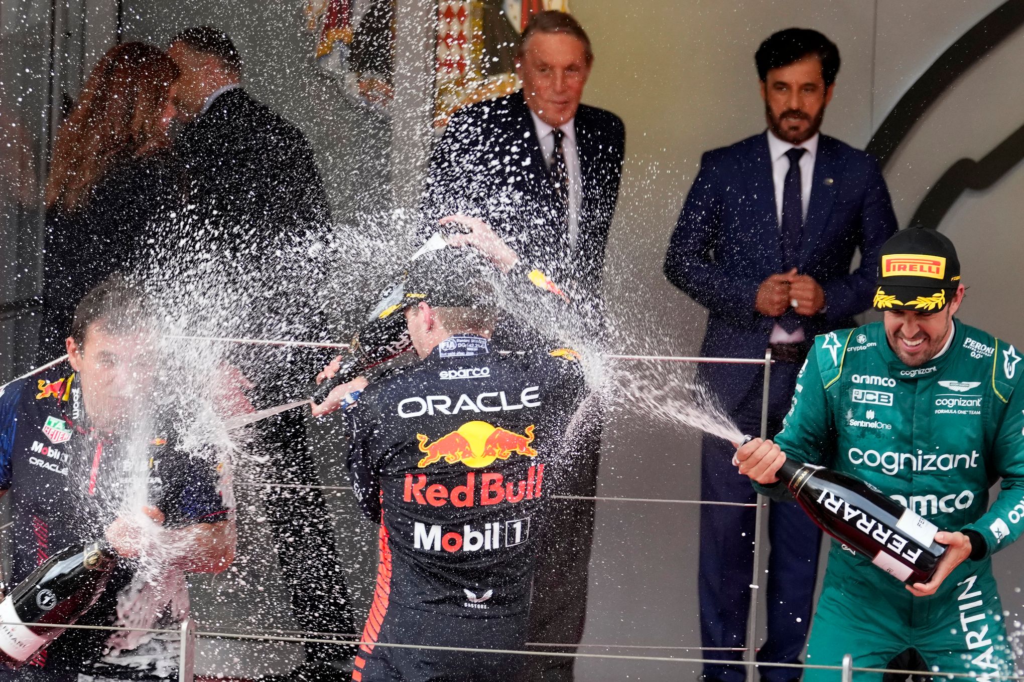 What is the classical music played on the Formula One podium