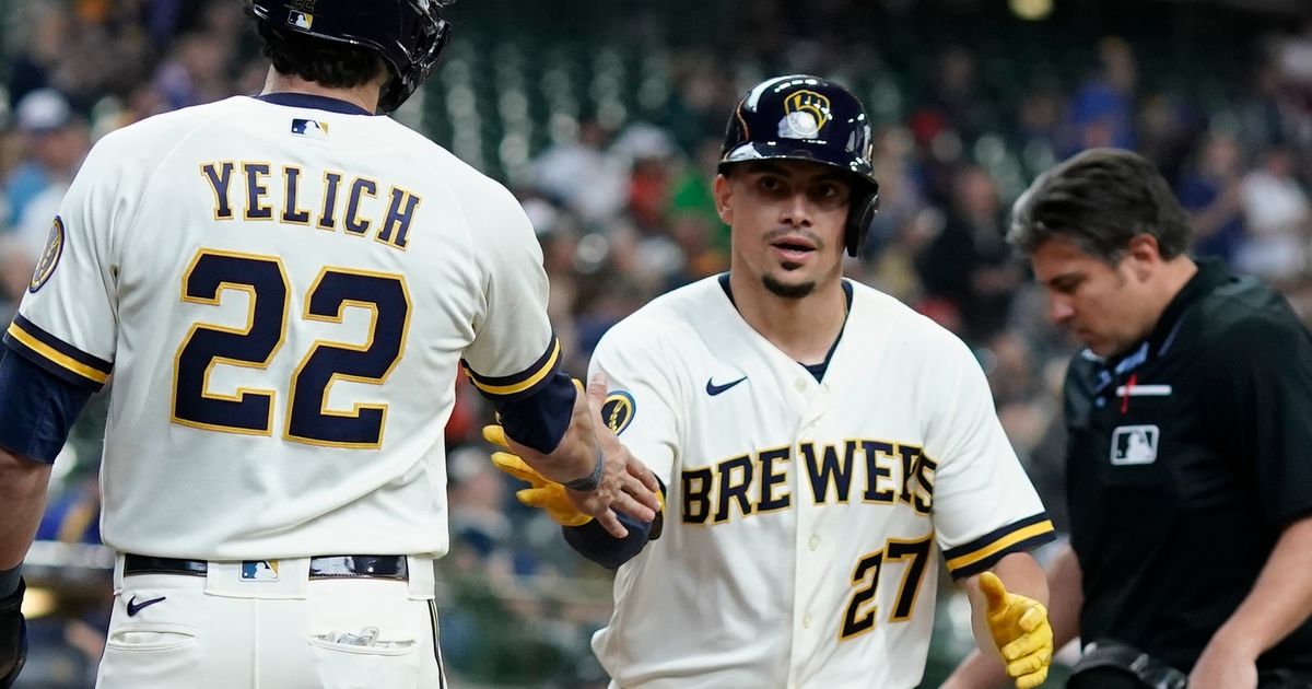 Willy Adames injury: Brewers SS hospitalized, lands on concussion IL after  being hit in head with line drive 