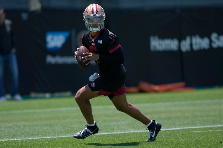 49ers QB Brock Purdy returns to practice for the first time since elbow  surgery