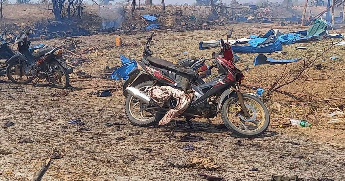 Rights group accuses Myanmar of using fuelair explosive The Seattle